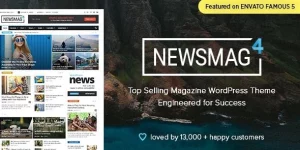 The Newsmag template is perfect for news