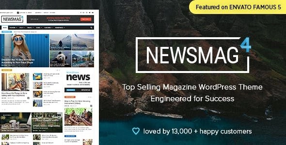 The Newsmag template is perfect for news