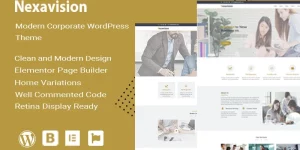 Nexavision is a Multipurpose Website Builder utilizing Elementor WordPress Theme. It is ideal for any business with an advanced standpoint. Building up a decent initial feeling with your clients is vital for your business site. It's good for some corporate sites like IT Service