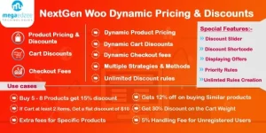 Unlock dynamic pricing and discounts with NextGen - WooCommerce Dynamic Pricing and Discounts! Effortlessly manage your store's pricing strategies and boost sales. Download from Bevaultx at a fraction of the cost for ultimate savings!