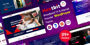 Boost your website with Nextbit – TV  Internet Provider WordPress Theme! This powerful theme offers responsive design