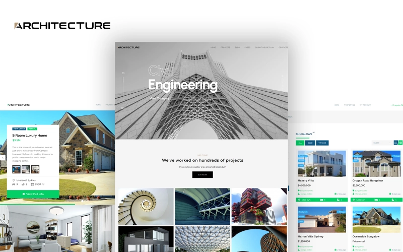 Nexus Architecture and Real Estate is a nifty theme