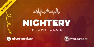 Create an enticing online presence for your nightclub with Nightery WordPress Theme. Responsive