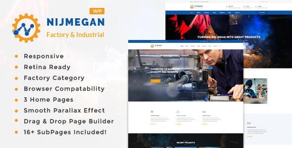 Discover Nijmegan WordPress Theme - versatile