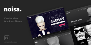 Elevate your online presence with Noisa WordPress Music  Events Theme. Modern