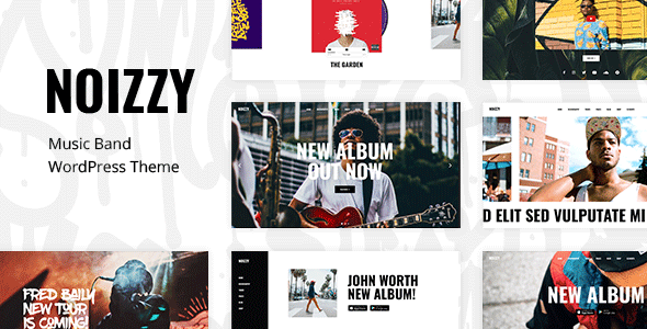 Amplify your band's online presence with Noizzy. Customizable