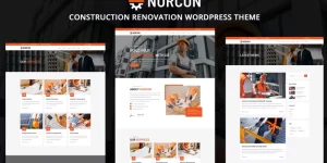 Norcon Construction Building WordPress is perfect if you like a unique