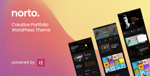 Showcase your creative work with the Norto Creative Portfolio WordPress Theme. Get access via Bevaultx. Perfect for artists