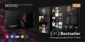 Elevate your portfolio with Novo Photography WordPress Theme. Intuitive