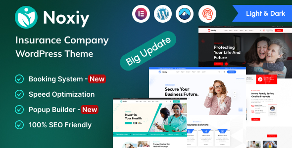 Elevate your insurance business with the Noxiy Insurance Company WordPress Theme. Sleek design