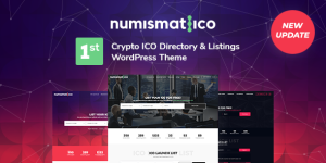 Create a comprehensive cryptocurrency directory with Numismatico Theme. SEO optimized