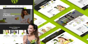 Nutralift WordPress theme is a vegan  veganism