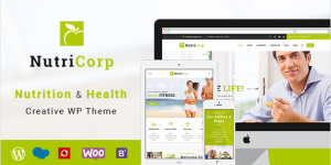 Discover Nutricorp Nutrition  Health WordPress Theme - perfect for health coaches