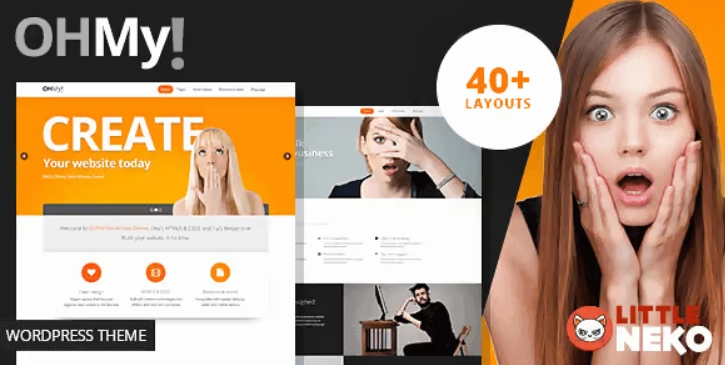 OHMy! is an advanced WordPress Business Theme based on our best-selling HTML template. Its clean