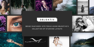 Objektiv - A Contemporary and Clean Photography Theme Imagine showcasing your stunning photography in a sleek