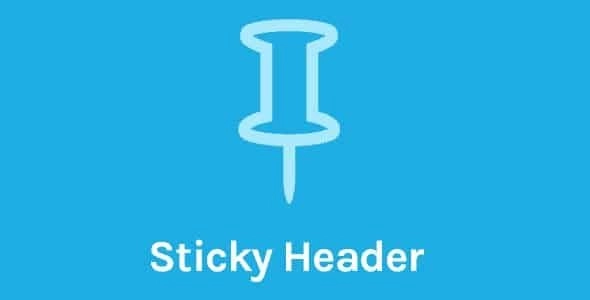 Sticky Header from OceanWP is a simple extension that simply does what it says but with style. It can stick your header to the top of the screen with animations