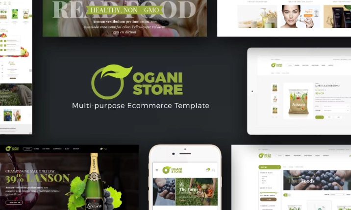 Ogani theme is the latest WooCommerce WordPress theme from RoadThemes. Using this theme to sell organic products such as food