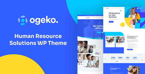 Discover Ogeko Human Resource Solutions WordPress Theme. Perfect for HR companies with easy customization