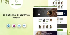 Oilbiotic - Hair Oil Wordpress Theme WordPress Theme