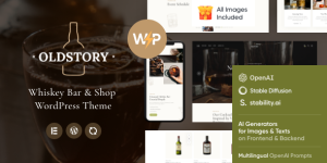 Elevate your bar or restaurant's online presence with the sophisticated OldStory WordPress theme. Subscribe to Bevaultx for access to thousands of premium themes.