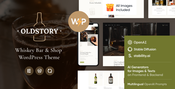 Elevate your bar or restaurant's online presence with the sophisticated OldStory WordPress theme. Subscribe to Bevaultx for access to thousands of premium themes.