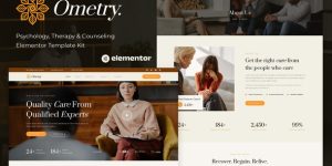 Ready to enhance your website with a pristine look? Ommetry - Psychology  Therapy Counseling Elementor Template Kit is here to revolutionize your web presence. This template kit is designed uniquely for psychology