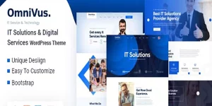 Omnivus - IT Solutions and Services Company WordPress Theme which is perfectly suitable for the Agency