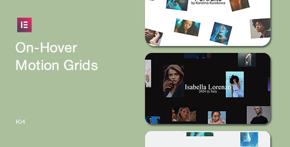 Grid Onhover - Motion Grids for Elementor is the perfect addition to your Elementor toolkit