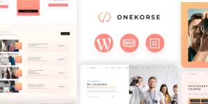 Discover Onekorse – a responsive WordPress theme tailored for education and online courses. Perfect for schools