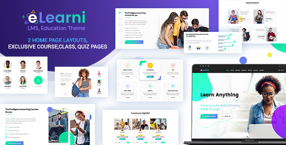 Discover Elearni Education WordPress Theme for ultimate versatility