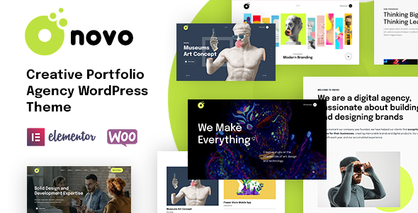 Onovo – Creative Portfolio Agency WordPress Theme best suited for digital agency