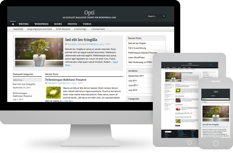 Discover Opti Theme