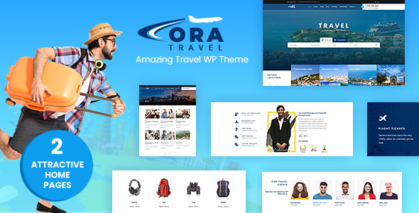 Discover how the Ora - Travel  Hotel WP Theme from Bevaultx can transform your site with stunning design