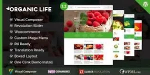 Use Organic Life package to build natural health food store/blog in less than an hour. THIS WORDPRESS THEME ALLOWS YOU TO Promote special offers using Revolution Slider Sell organic products via WooCommerce plugin Write blog posts about healthy food  lifestyle Send newsletter  collect emails with Mailchimp Present your…