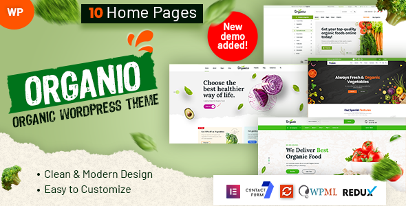 Organio - Organic Food Store WordPress Theme: The Perfect Solution for Your Organic Store If you're looking to create a beautiful and highly functional website for your organic food store