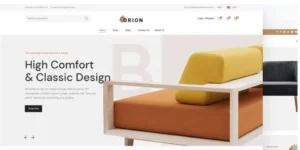 Unique WooCommerce template that can be used to create any kind of online store. With its special design can be useful for furniture