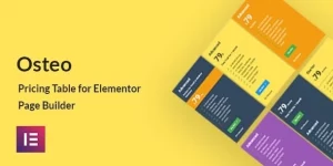 Create stunning pricing tables effortlessly with Osteo – Pricing Table for Elementor. Over 350 styles