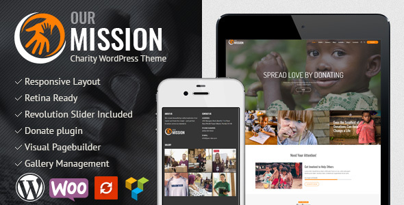 Elevate your charity's online presence with Our Mission Charity WordPress Theme. Access it with Bevaultx and gain more Free WordPress Themes. Subscribe now!