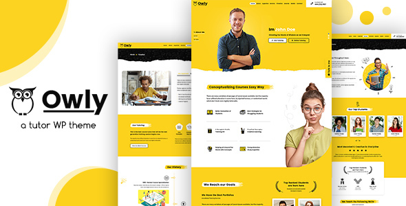 Create a professional online education platform with Owly - Tutor WordPress Theme. Manage courses and sell with ease. Available on Bevaultx.