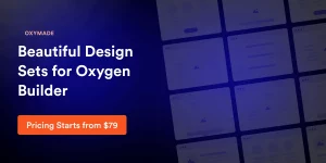 Go through the below info to find more about the awesome OxyMade framework. We have developed a perfect colour system based on CSS variables to power up your Oxygen builder to use multiple design sets at a time