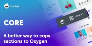 Core is a powerful design set for your Oxygen projects. It uses well-defined utility classes and CSS grid to save you time prototyping a site structure and make global changes quickly.