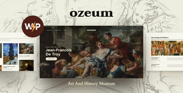 Effortlessly create a stunning online presence for museums and art galleries with the Ozeum WordPress Theme. Available on ThemeForest. Try it now!