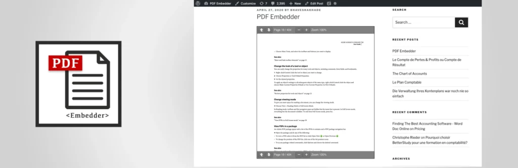 Embed Mobile-friendly PDFs easily and securely in WordPress and prevent your viewers from downloading or printing your original files.