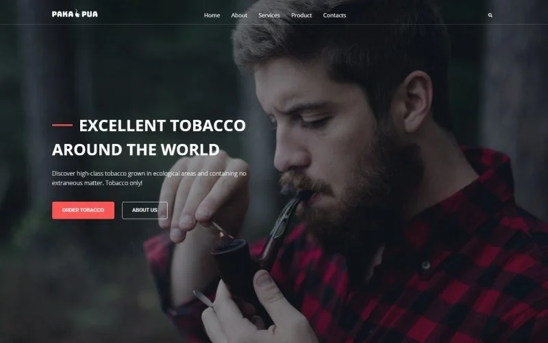 To convert tobacco cigars website into contemporary and welcoming one