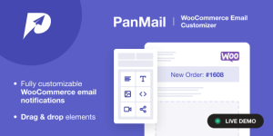 You have the problem concerning customize the WooCommerce Emails on your store ? Do not worry !! The PanMail plugin lets you customize WooComemrce emails with template builder. You can easily drag and drop