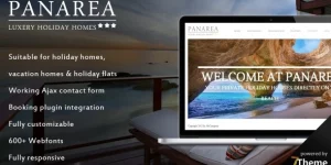 Panarea is a premium responsive WordPress theme created especially for holiday houses