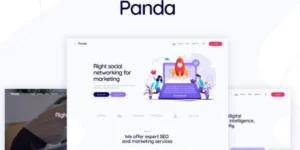 Panda is best suited for contemporary marketing studio and creative agency