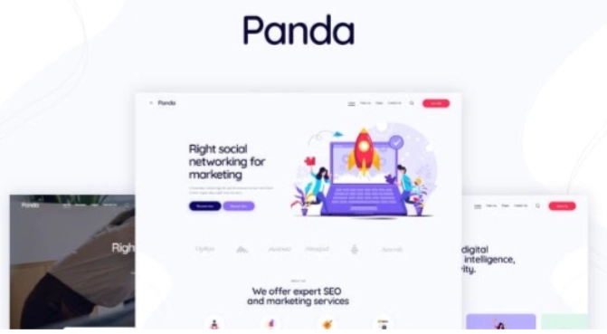 Panda is best suited for contemporary marketing studio and creative agency