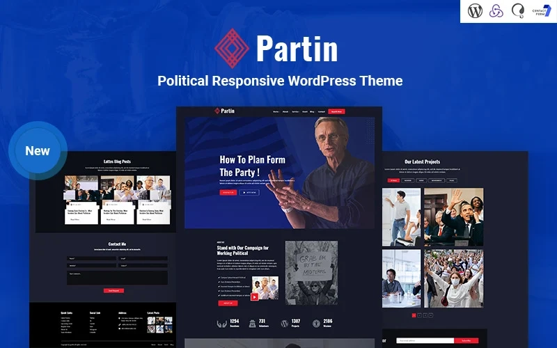 Partin is a Responsive Political WordPress Theme. The theme is fully best for the political related website. it also