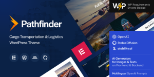 Discover Pathfinder - the ultimate Cargo Transportation  Logistics WordPress Theme for a standout website. Join Bevaultx for premium themes and plugins!